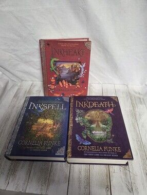 The Inkheart Trilogy Hard Cover Set, Inkheart Inkspell And Inkdeath